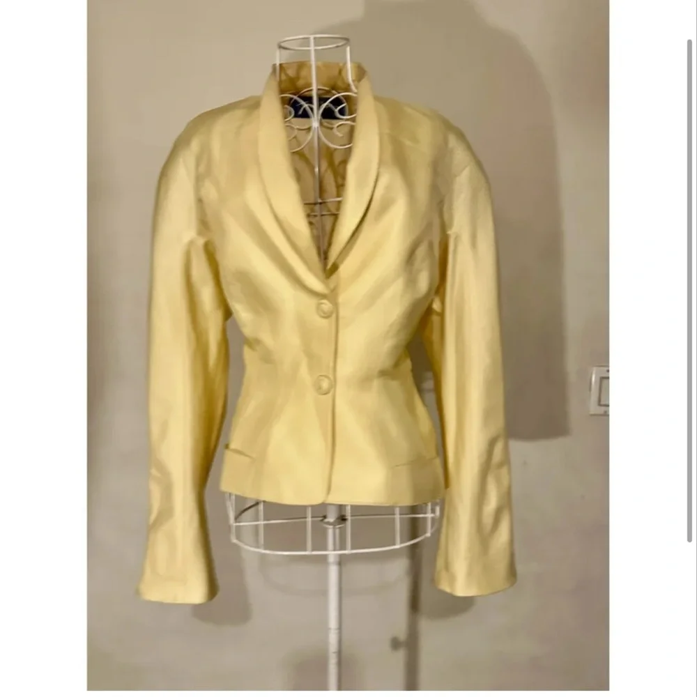 Thiery Mugler vintage silk blazer  from early 90s - Picture 3 of 8